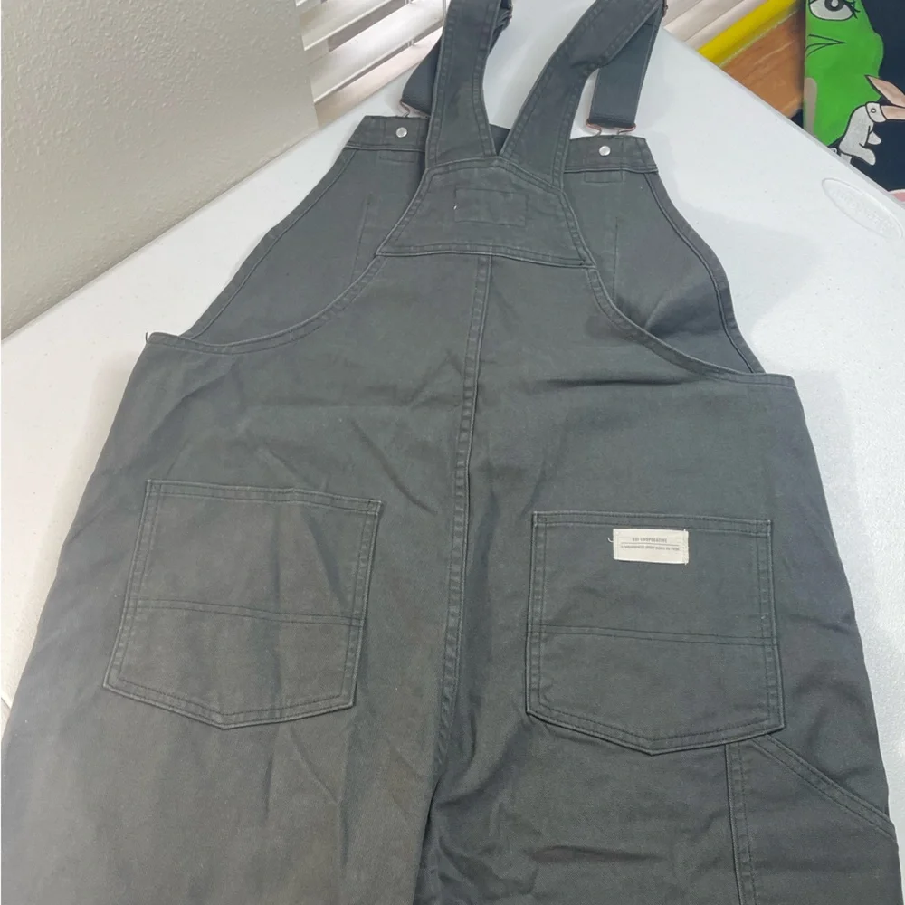 REI Co-op Trailsmith Short Overalls Women’s 12 NWT Utility Hiking Black - Picture 7 of 8